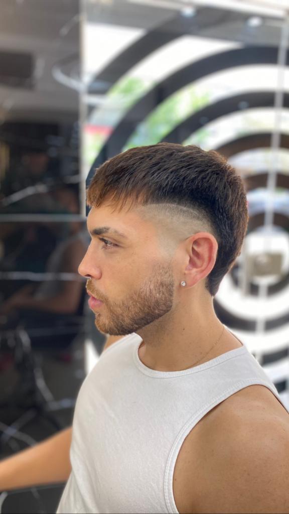 Precision barber cut at FIX THERAPY